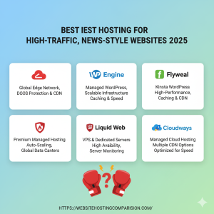 Best Web Hosting for High-Traffic, News-Style Websites 2025