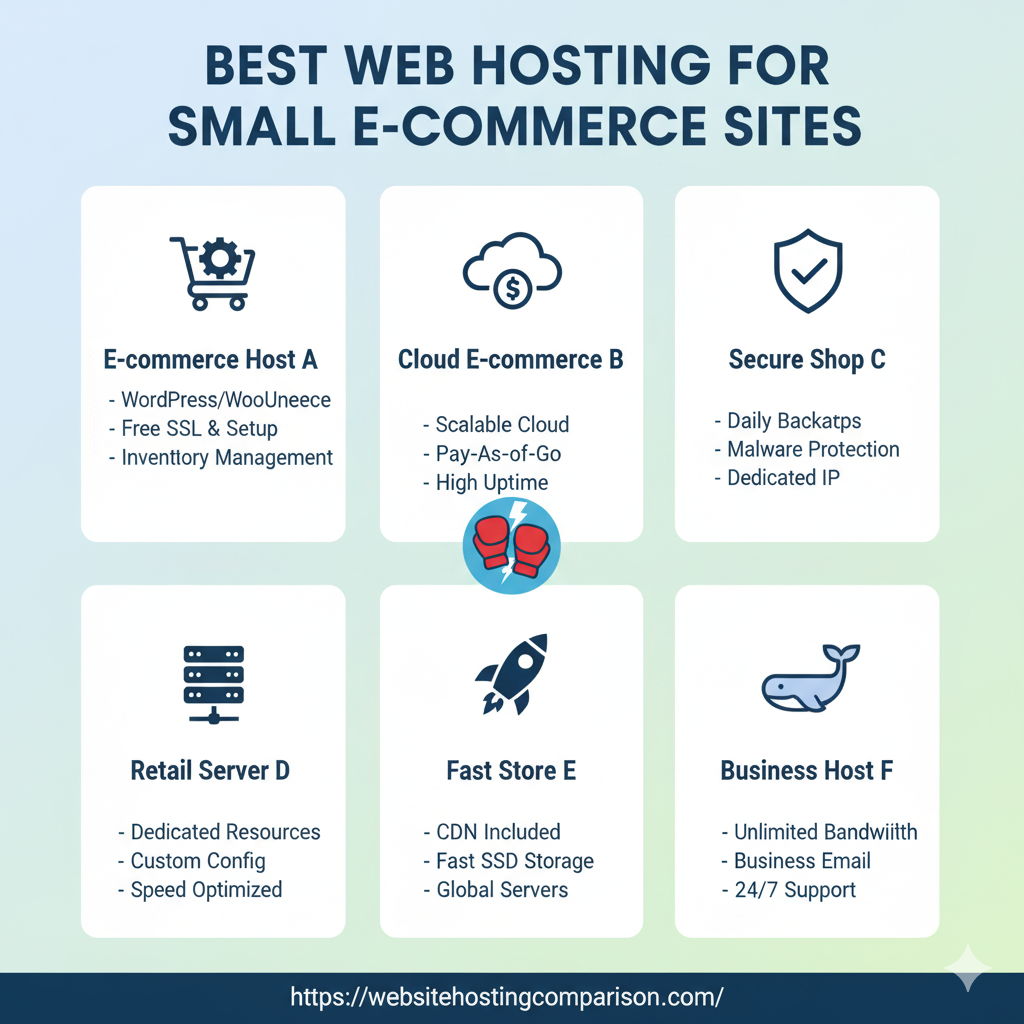 Best Web Hosting for Small E-commerce Sites
