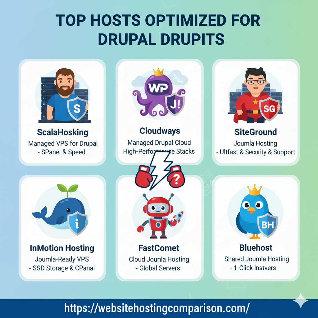 Top Hosts Optimized for Drupal